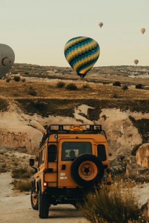 Cappadocia Jeep Safari Among the Fairy Chimneys  at Sunrise